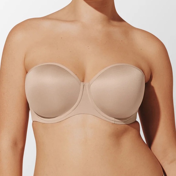 ThirdLove 24/7 Classic Strapless Bra – Taupe – Size 34b - Picture 1 of 4